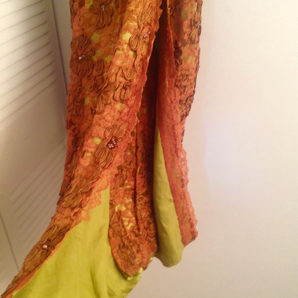 Hand Beaded Evening Dress - Picture 3 of 3